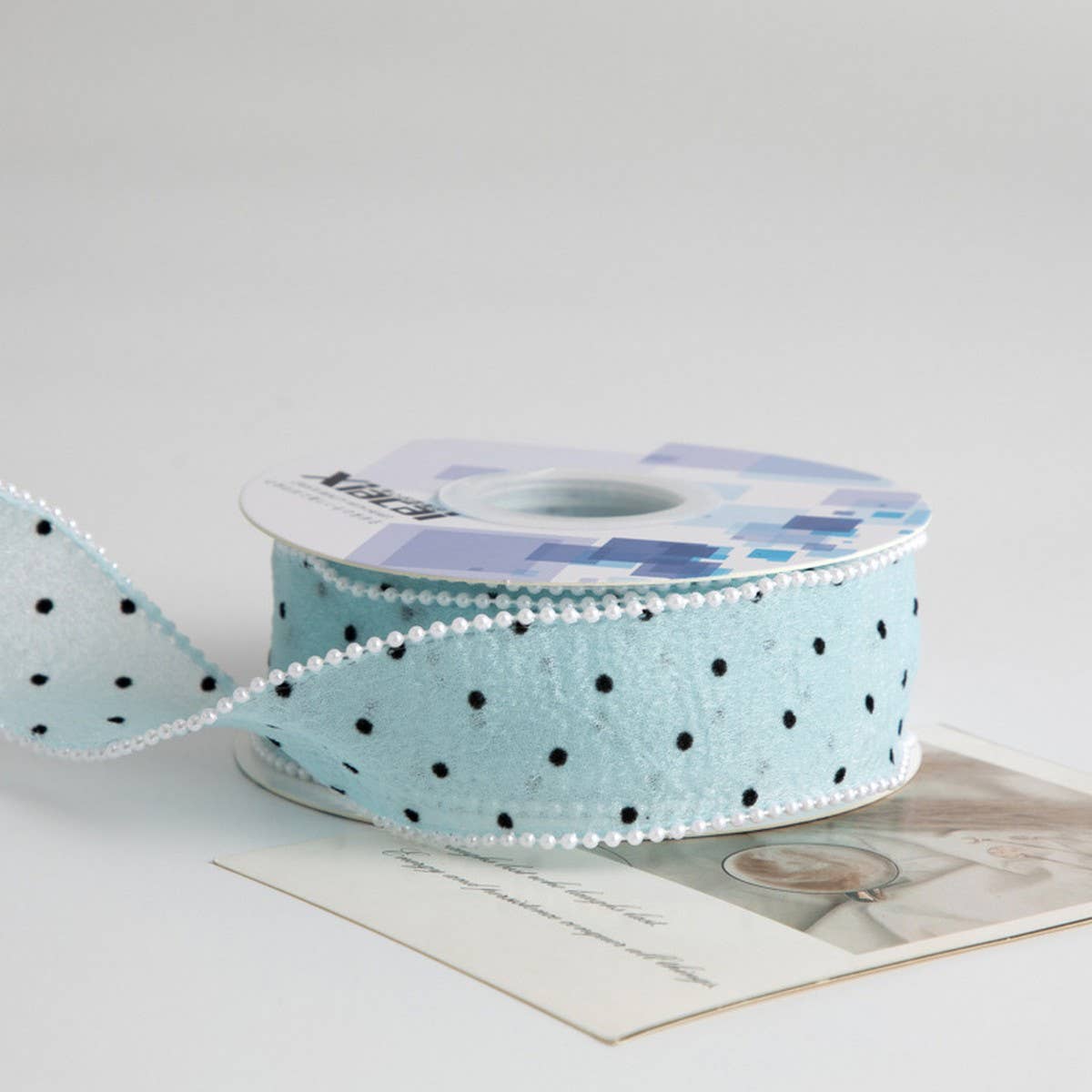 PEARL EDGE SMALL POLKA DOT RIBBON DIY RIBBON_CWMM5768