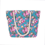 FASHIONABLE FLOWER PRINT BEACH BAG SHOULDER BAG_CUAB0238