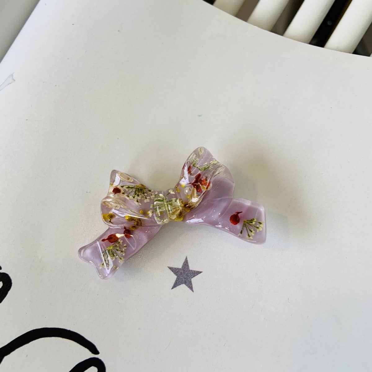 SWEET FLORAL ALL MATCH SIMPLE SWEET HAIRPIN_CWAHA2158