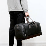 MENS PU TRAVEL BAG EXTRA LARGE CAPACITY_CWAB5169
