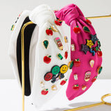 FASHIONABLE ENGLISH LETTERS DIAMOND HEADBAND_CWAHA1783