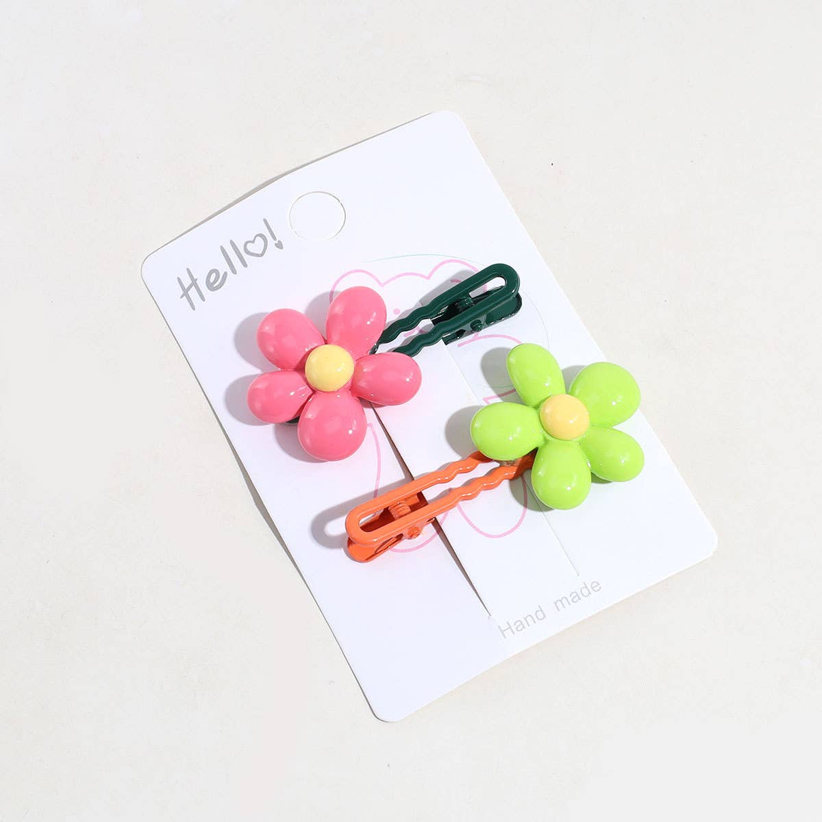 GEOMETRIC COLORFUL FLOWER HAIRPIN_CWAHA2323