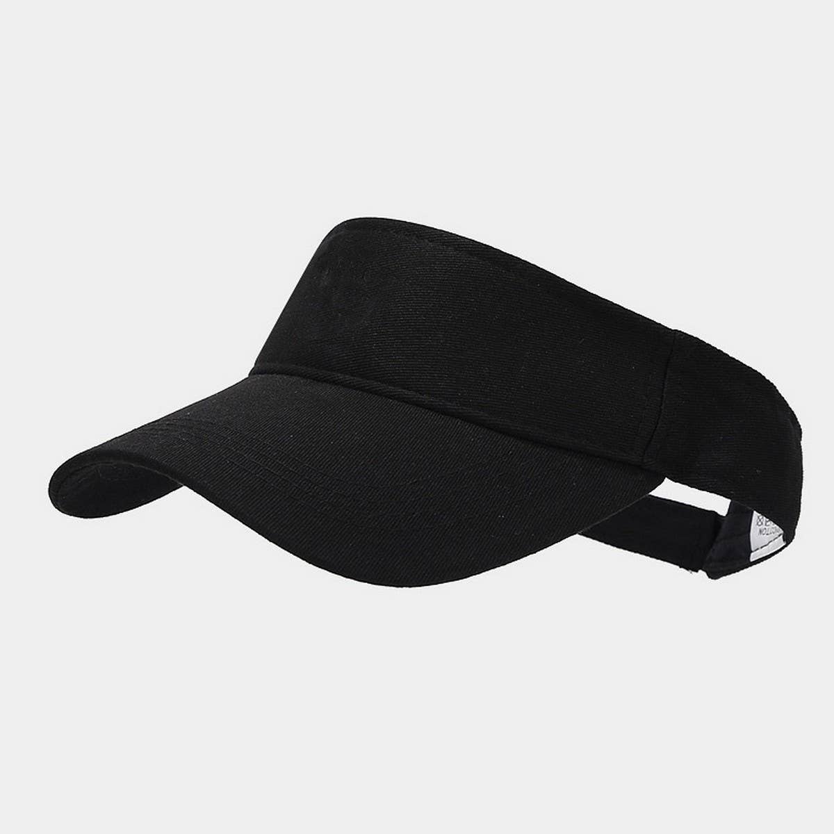SUMMER SIMPLE SOLID VISOR HAT UNISEX OUTDOOR_CWAH3303