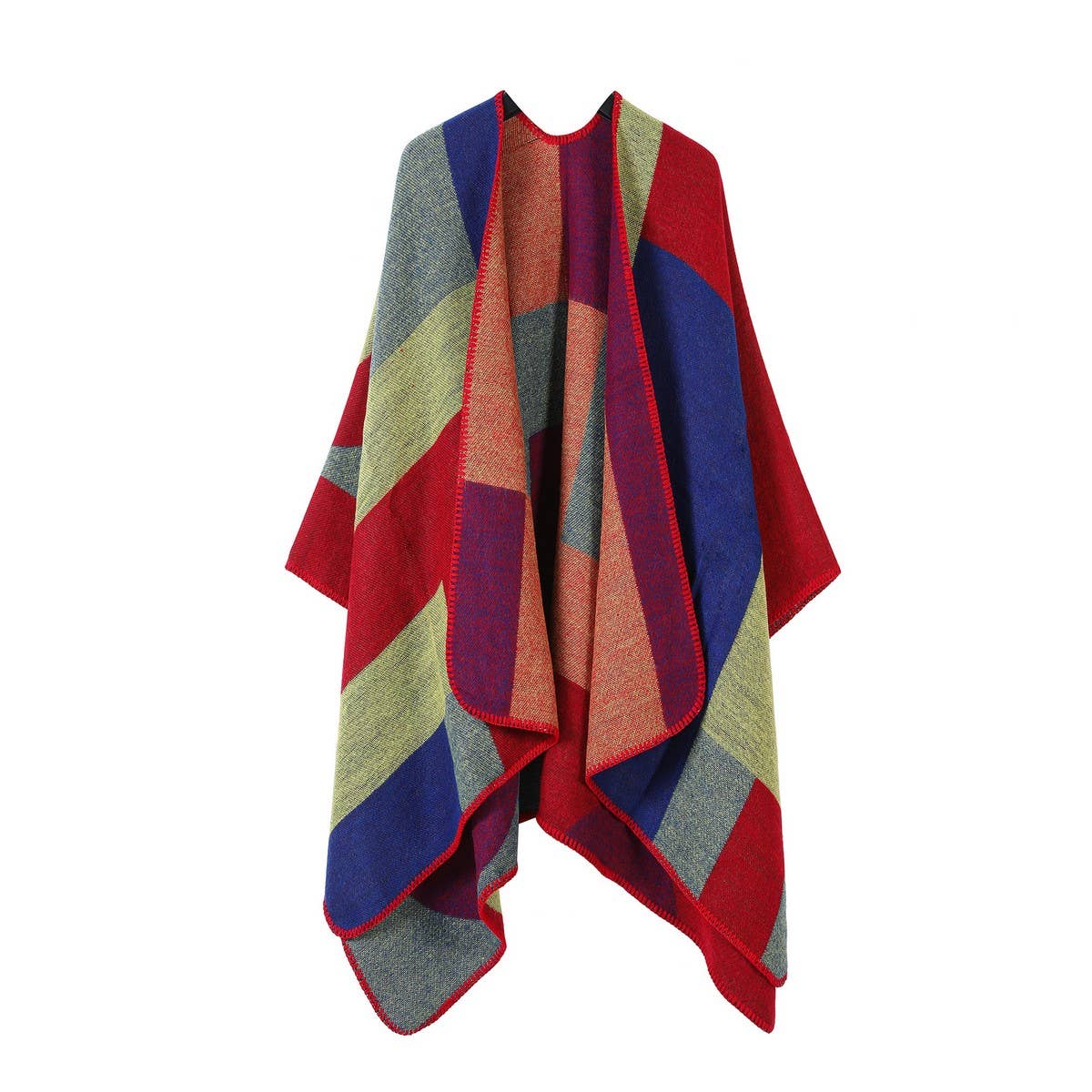FAUX CASHMERE SHAWL WARM DOUBLE SIDED CLOAK_CWASC2253