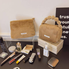 NEW PORTABLE LARGE CAPACITY PLUSH COSMETIC BAG_CWAB4426