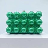 Wavy Pearl Eggshell Acrylic Crossbody Clutch Bag_Cwab5867