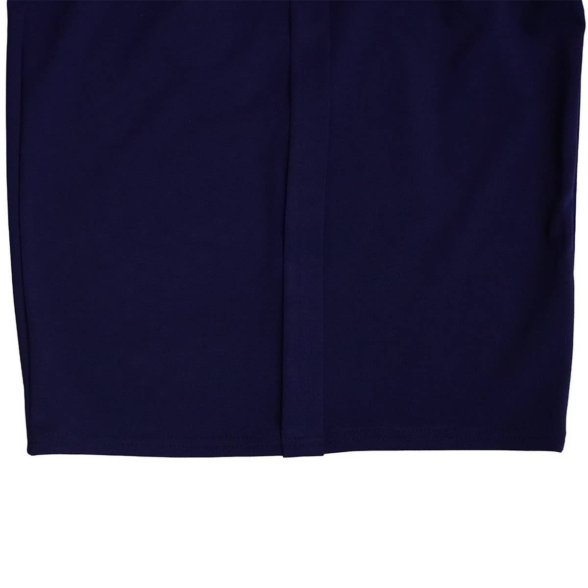 MESH AND PLEATED COMMUTER PLUS SIZE DRESS_CWDMD3678