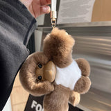 NEW CUTE PRUSSIAN MONKEY CAR KEYCHAIN PENDANT_CWMM2489