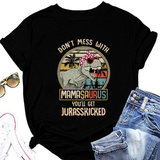 STYLISH WOMENS TEE DONT MESS WITH PRINT_CWTTS1524
