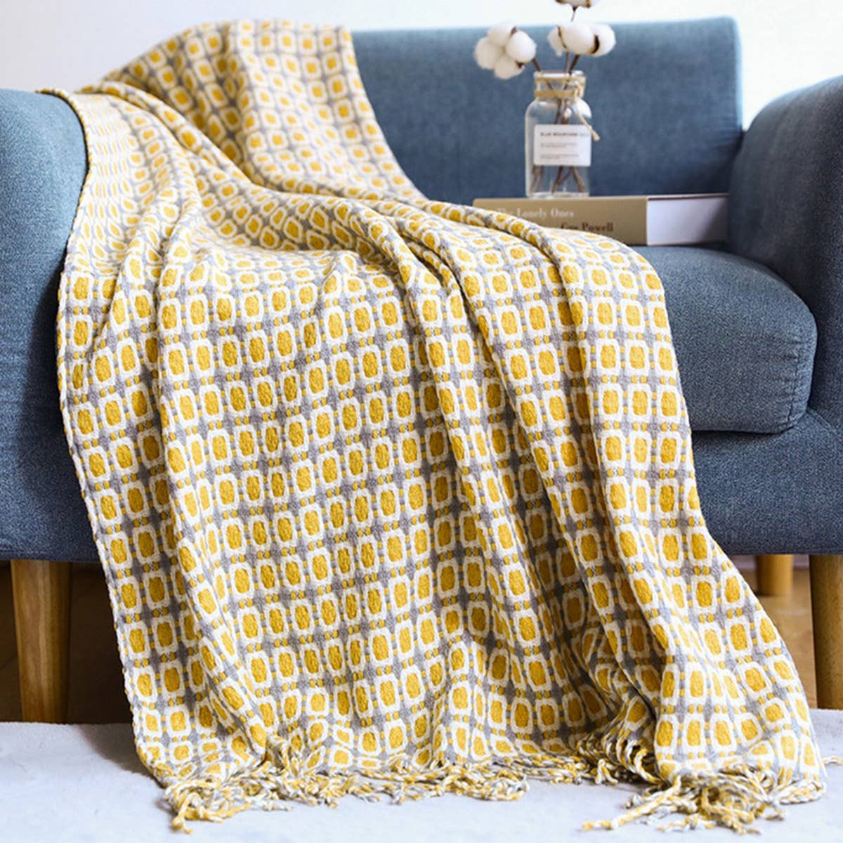 KNITTED SOFT BLANKET NAP SOFA BLANKET_CWMM0193