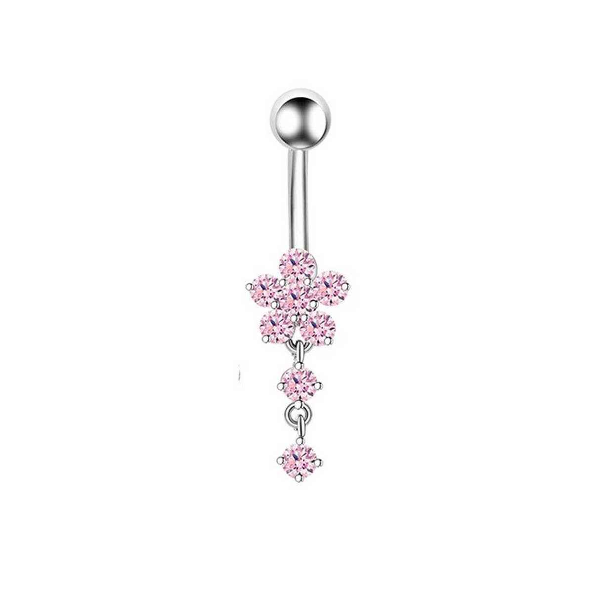 Zirconvel Ring Steel & Copper Belly Piercing_Cwmm9175