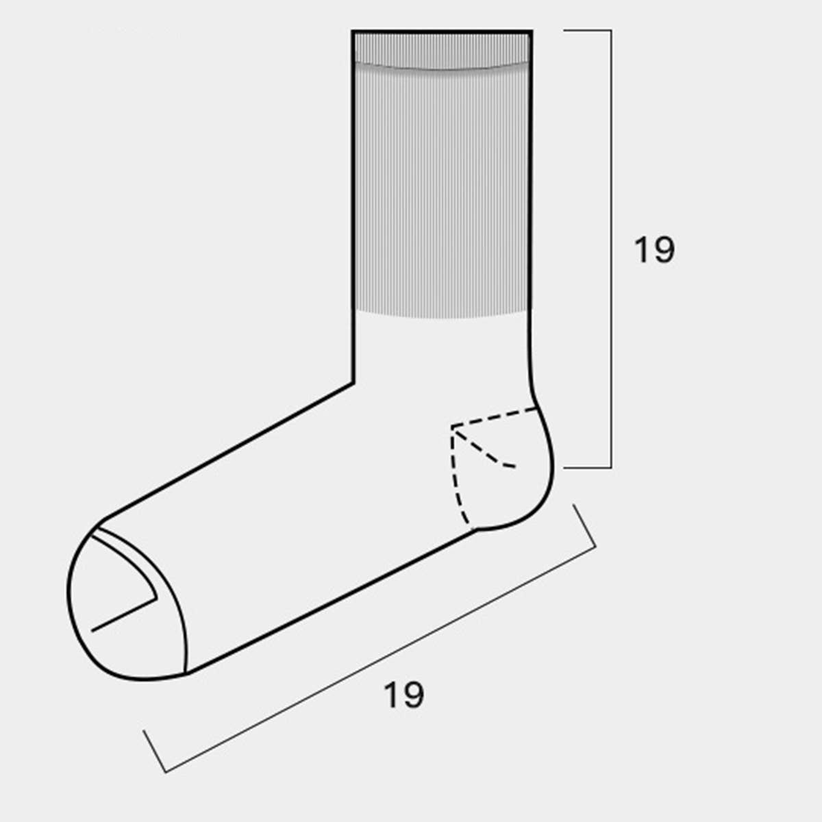 Women Double-Needle Tie-Dyeing Mid-Tube Socks_Cwms0243