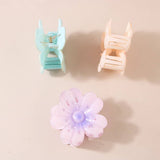 SWEET FLOWER UPDO HEART PETAL HAIR CLAW CLIP_CWMM4987