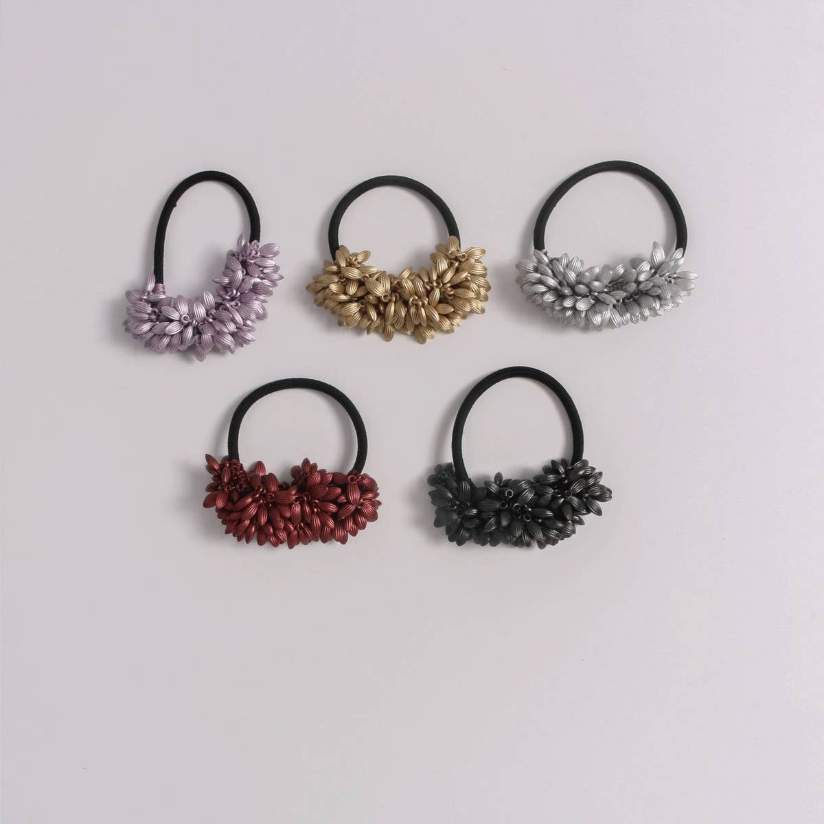 Vintage Bead Elastic Hair Tie Boho Simple Style