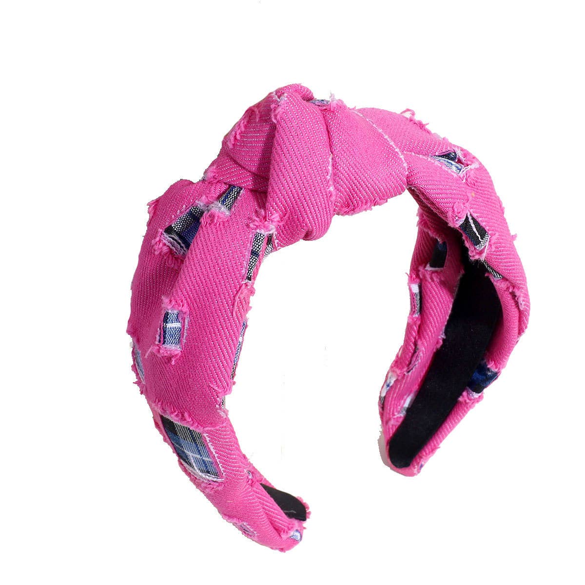 Vintage Denim Knotted Broken Copper Headband