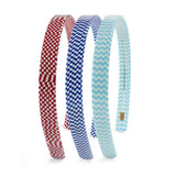 ACETATE CHECKERBOARD HEADBAND HAIRPIN_CWAHA4382