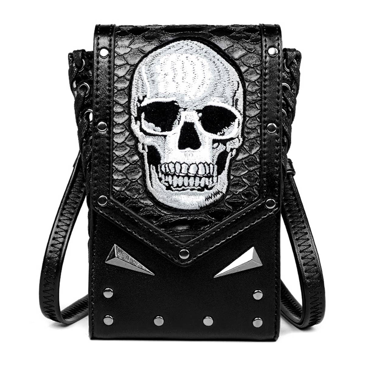 Retro Steampunk Skull Shoulder Bag_Cwab0635