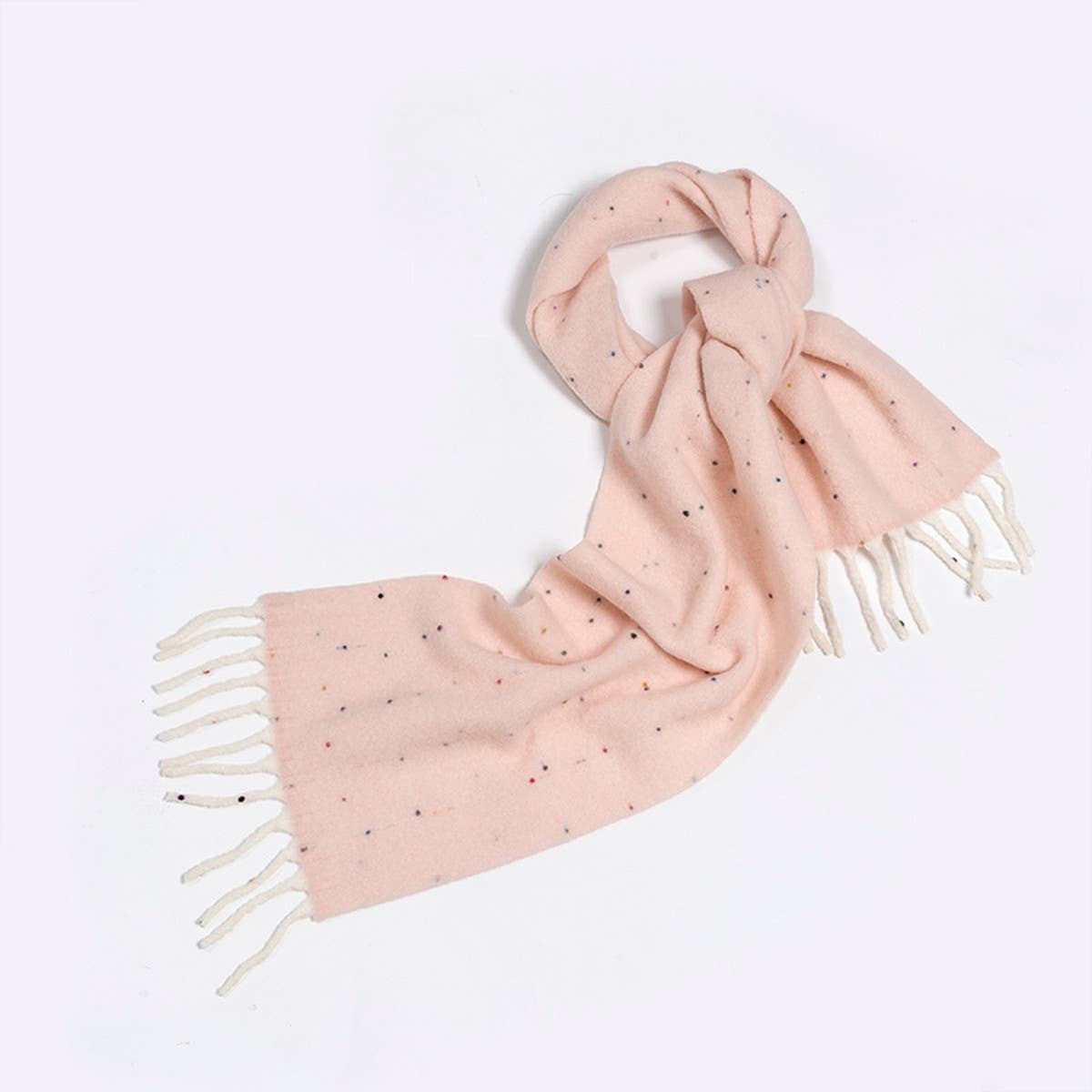 50 WOOL BLEND SPECKLED YARN SCARF WINTER COZY_CWASC2372