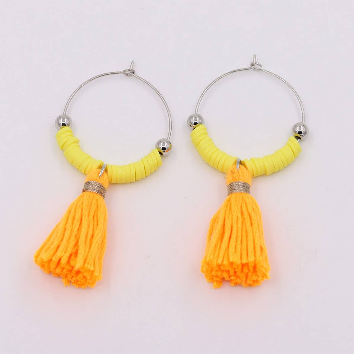 BOHEMIAN STYLE WOMENS COLORFUL TASSEL EARRINGS_CWMM3558
