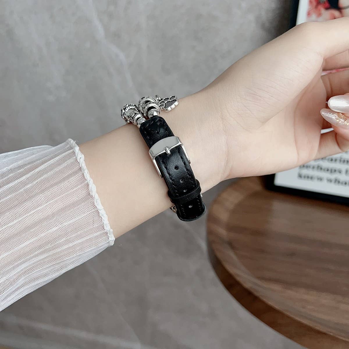 IWATCH9 1 SE TIBETAN SILVER WATCH STRAP_CWWW0053