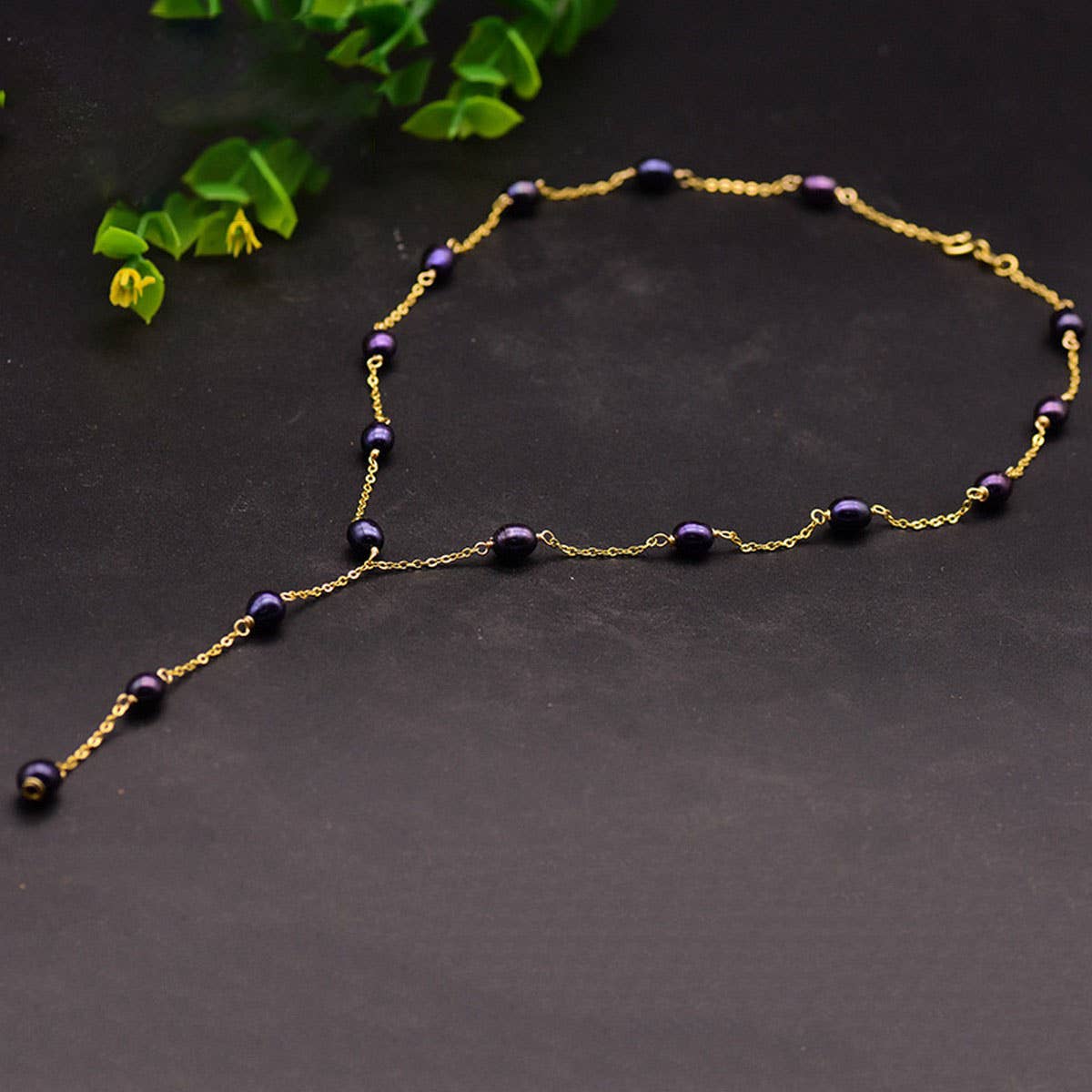 Womens Natural Freshwater Pearl Necklace