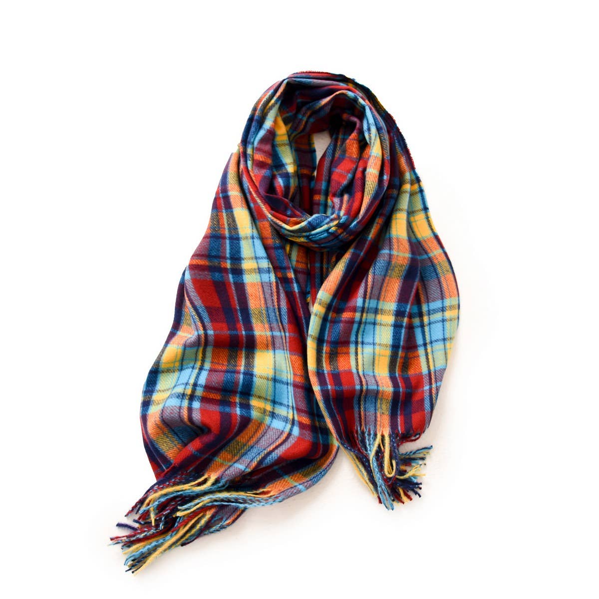 PLAID WINTER SCARF WRAP SOFT STREET STYLE SHAWL_CWASC1050