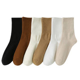 NEW SOLID COLOR CASUAL MATCHING WOMENS SOCKS_CWMS0983