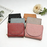 New Solid Color 3-Fold Wallet With Flip Cover_Cwab06253