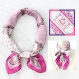 ARRIVAL ENGLISH LETTER FLOWER SQUARE SCARF_CWASC1169