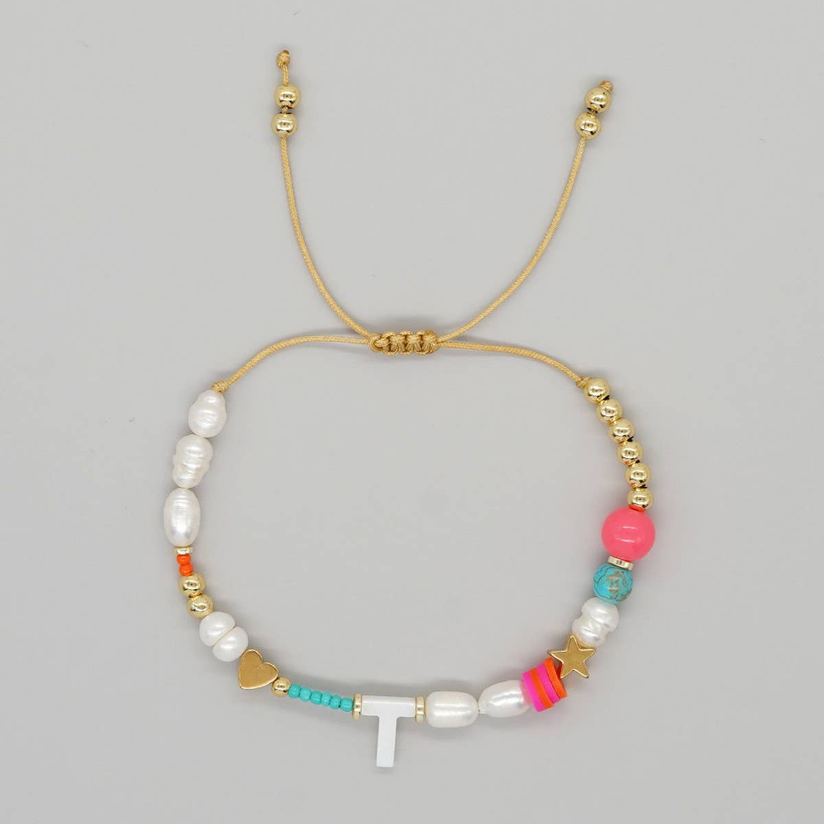 FASHION HAND WOVEN LETTER PEARL BRACELET_CWMM3812