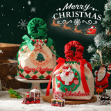 Velvet Apple Bag Christmas Eve Candy Gift Box_Cuab00758