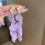 RETRO WATER DROP GEOMETRIC SIMPLE EARRINGS_CWAJE2324