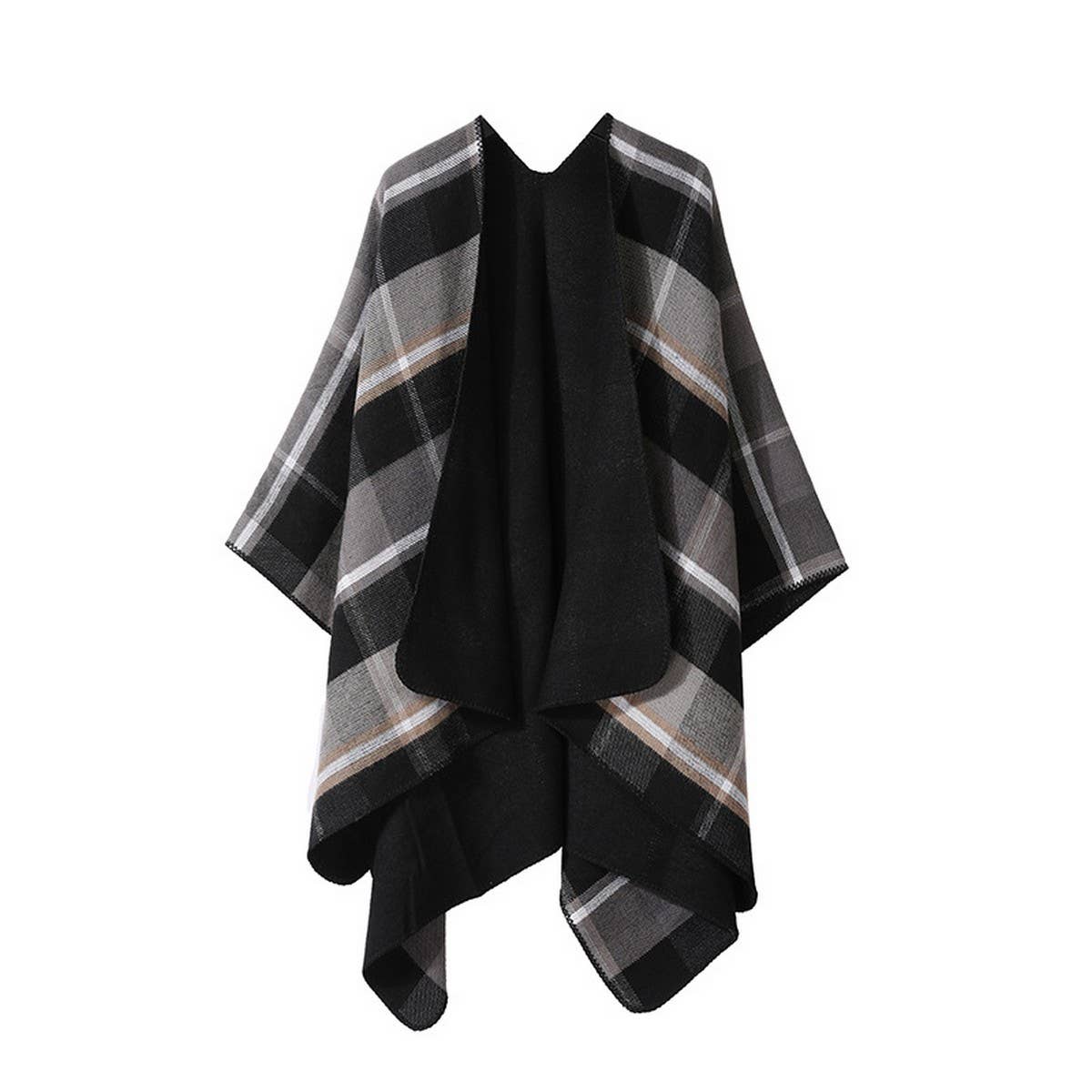 SHAWL FASHION ALL MATCH THICK BLANKET CAPE CLOAK_CWASC2225