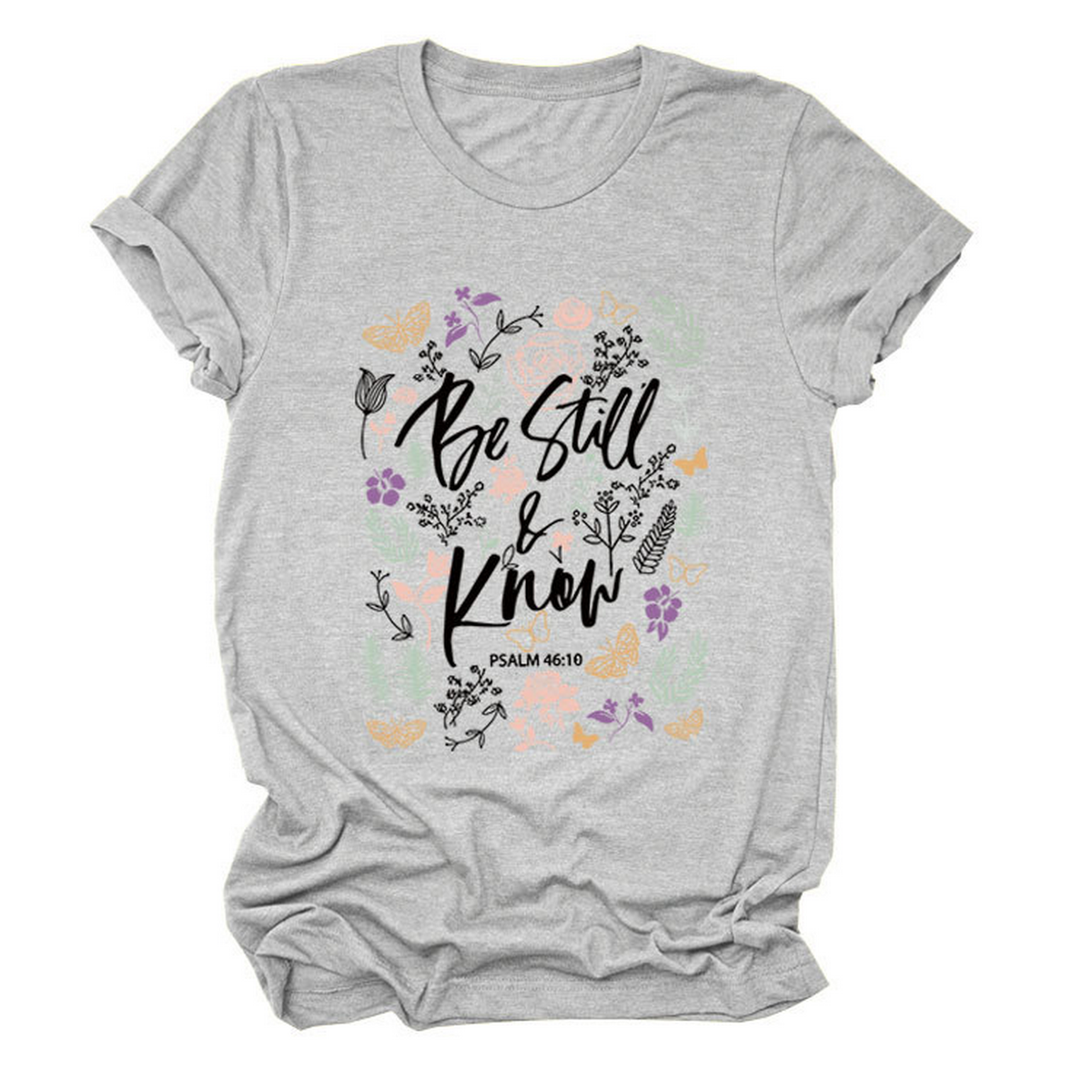 Womens Faith Tee, Be Still And Know_Cwtts1480