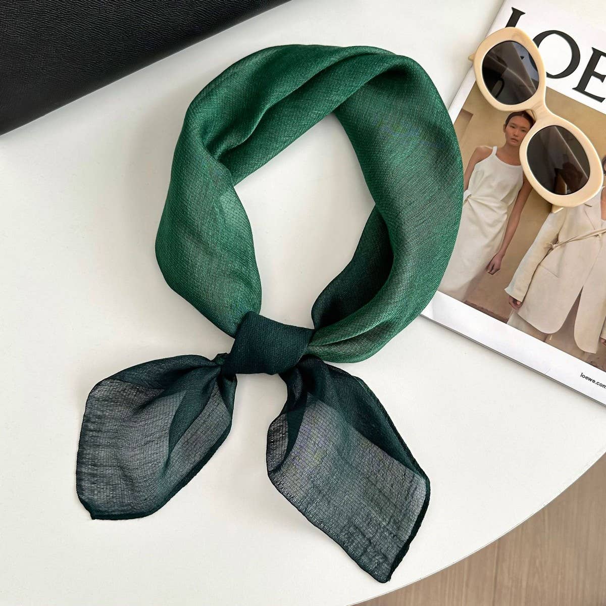 Silk Square Scarf Gradient Wrap Autumn Winter_Cwasc03022