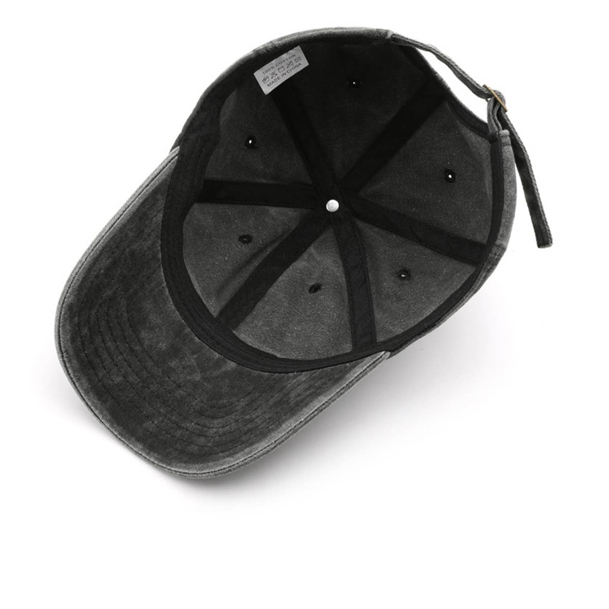 Washed Embroidered Baseball Cap For Outdoor Cwah1290