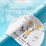 KIDS XL SILICONE SWIM CAP WATERPROOF CUTE CARTOON_CWMM6789