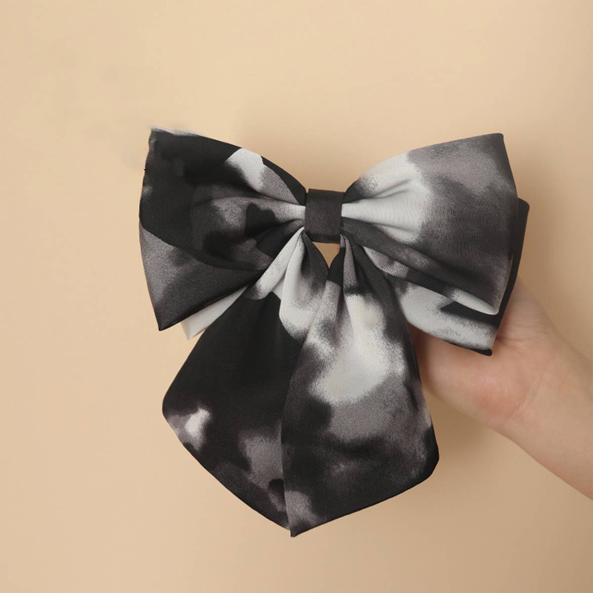 NEW STYLE TIE DYE BOW HAIRPIN_CWASC1065