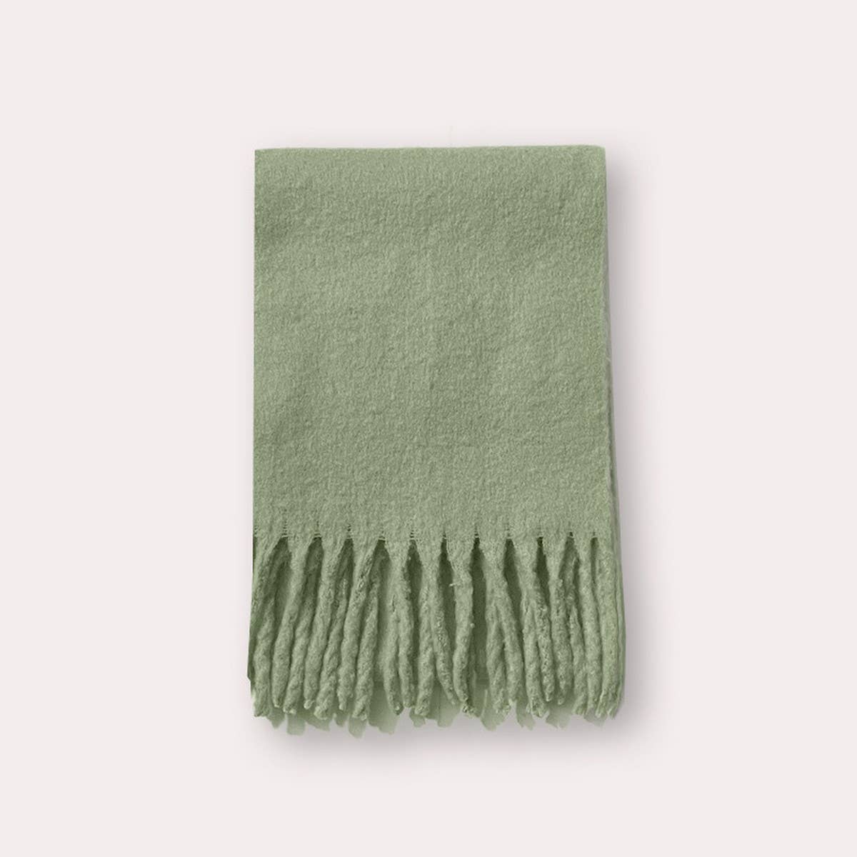 Wool Blend Solid Scarfsof Warm Winter Wrap_Cwasc2319