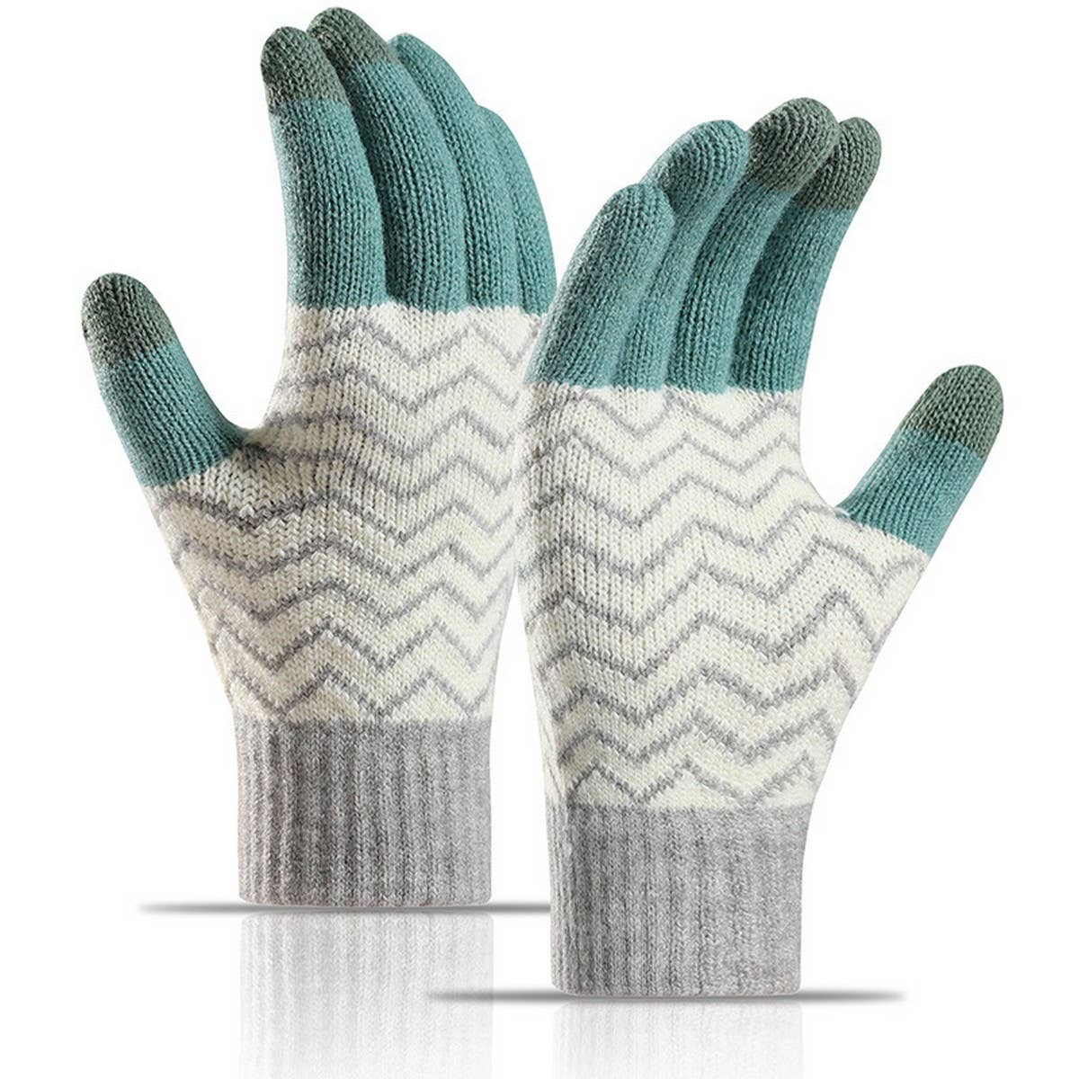 Winter Warm Wool Touch Screen Cycling Gloves_Cwag0194
