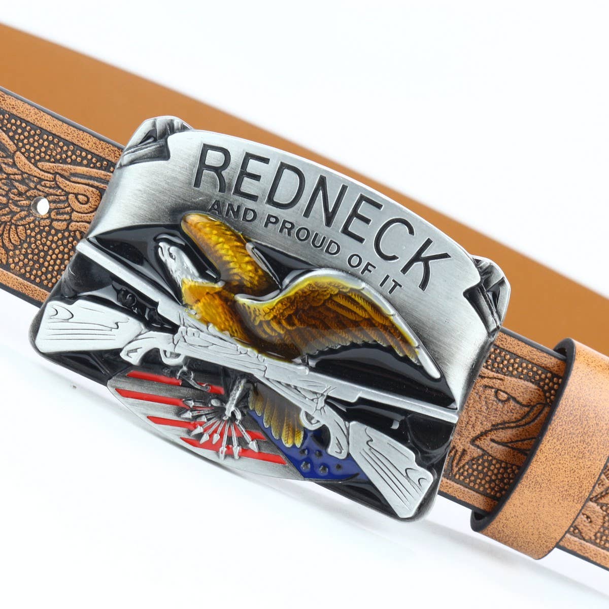 Western Style Retro Eagle Shaped Belt Buckle_Cwabe0436