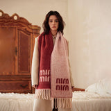 LETTER JACQUARD WOOL BLEND REVERSIBLE SCARF_CWASC2312
