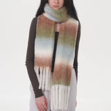 GRADIENT WOOL SCARF FOR WOMEN LUXURY WINTER WARMTH_CWASC0328