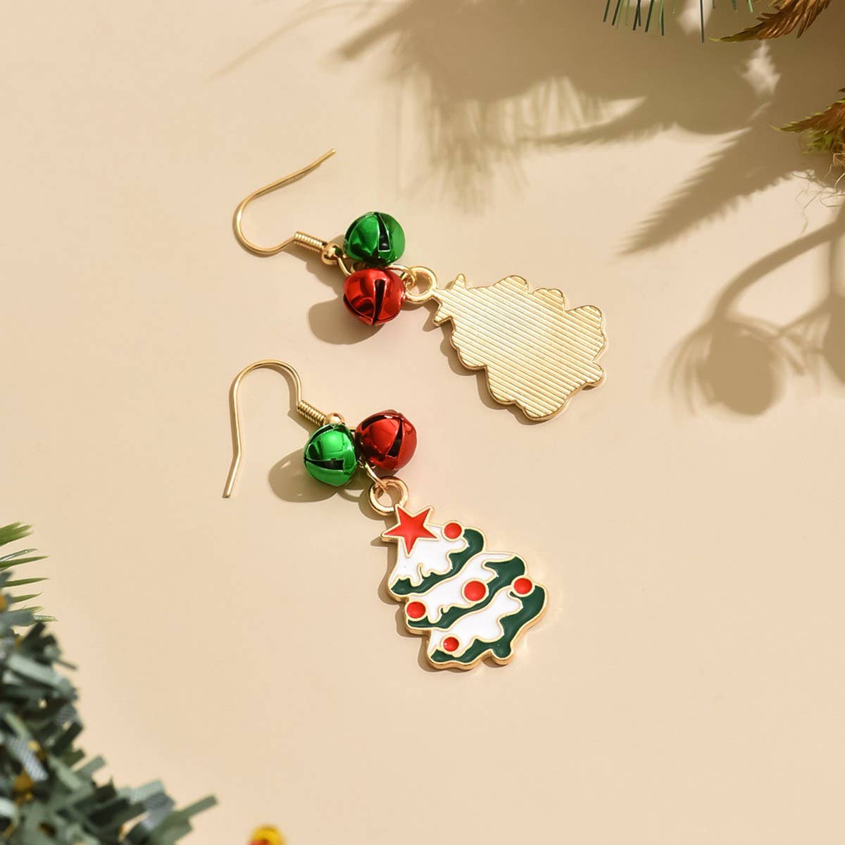 FASHION CHRISTMAS ALLOY PENDANT WOMENS EARRINGS_CWMM2623