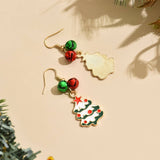 FASHION CHRISTMAS ALLOY PENDANT WOMENS EARRINGS_CWMM2623