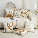 BOHO TUFTED EMBROIDERED PILLOW COVER FOR SOFA BED_CWMM7696