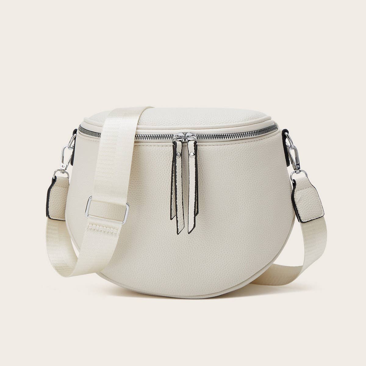 Versatile Lychee Crossbody Saddle Bag_Cwab2637