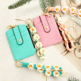 PRINTED HEM CARD HOLDER WALLET KEYCHAIN_CWMM1287