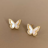SWEET BUTTERFLY MICRO INLAID EARRINGS FOR WOMEN_CWAJE2999