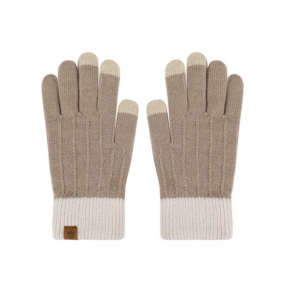 Winter Outdoor Warm Knitted Touch Screen Gloves_Cwag0392